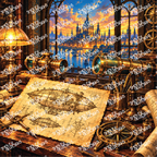 PatternPly® Full Coverage Enchanted Series Volume 6 Steampunk 13 art scene artwork