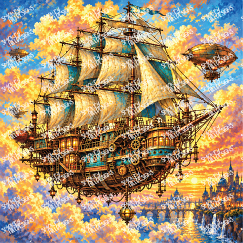 PatternPly® Full Coverage Enchanted Series Volume 6 Steampunk 2