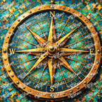 PatternPly® Full Coverage Enchanted Series Volume 6 Steampunk 3 art scene artwork