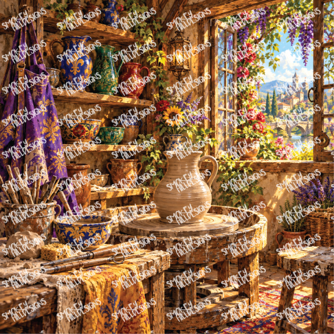 PatternPly® Full Coverage Enchanted Series Volume 7 Renaissance Festival 24 art scene artwork