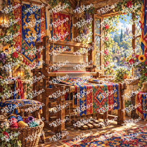PatternPly® Full Coverage Enchanted Series Volume 7 Renaissance Festival 27 art scene artwork