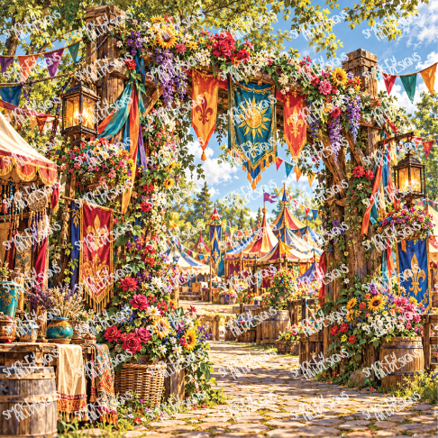 PatternPly® Transparent Enchanted Series Volume 7 Renaissance Festival 2