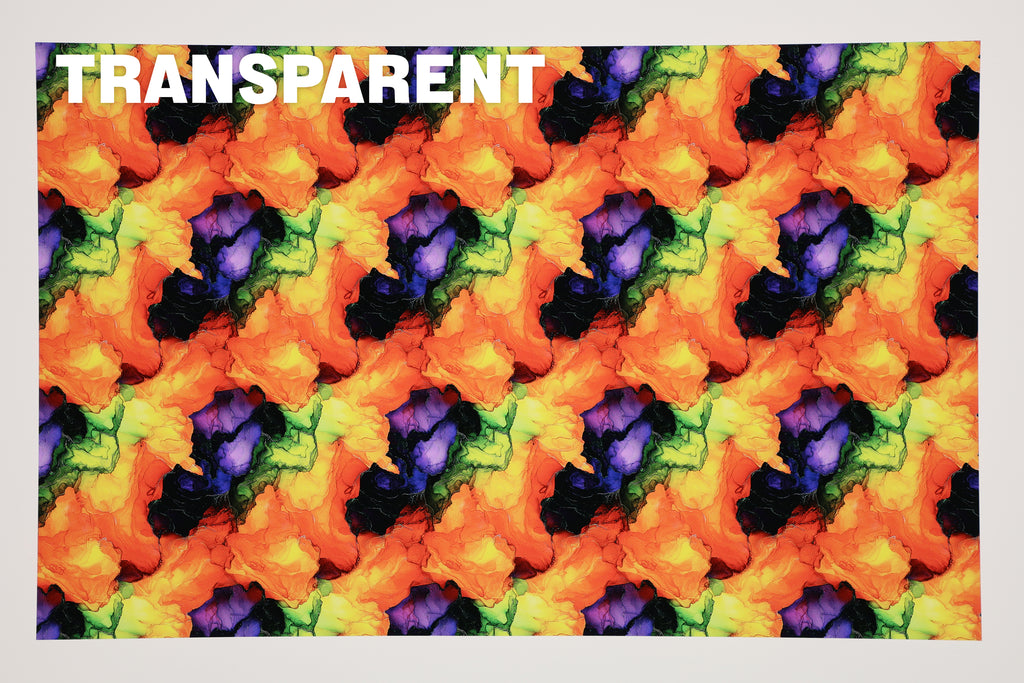 PatternPly® Transparent Fall Ink sheet showing the pattern