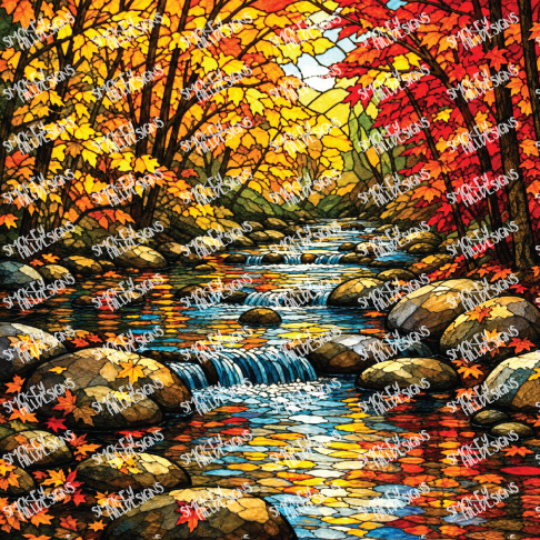 PatternPly® Transparent Fall Series Volume 1 Fall and Autumn Scenes 16
