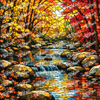 PatternPly® Transparent Fall Series Volume 1 Fall and Autumn Scenes 16 art scene artwork