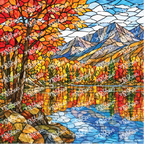 PatternPly® Transparent Fall Series Volume 1 Fall and Autumn Scenes 21 art scene artwork