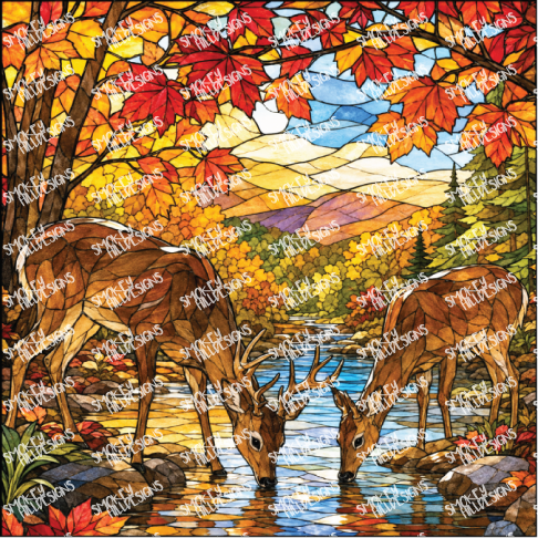 PatternPly® Transparent Fall Series Volume 1 Fall and Autumn Scenes 23