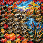 PatternPly® Transparent Fall Series Volume 1 Fall and Autumn Scenes 26 art scene artwork