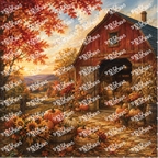 PatternPly® Transparent Fall Series Volume 2 Fall and Autumn Scenes 13 art scene artwork