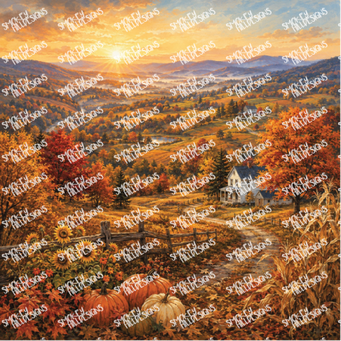 PatternPly® Full Coverage Fall Series Volume 2 Fall and Autumn Scenes 9