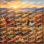 PatternPly® Transparent Fall Series Volume 2 Fall and Autumn Scenes 9 art scene artwork