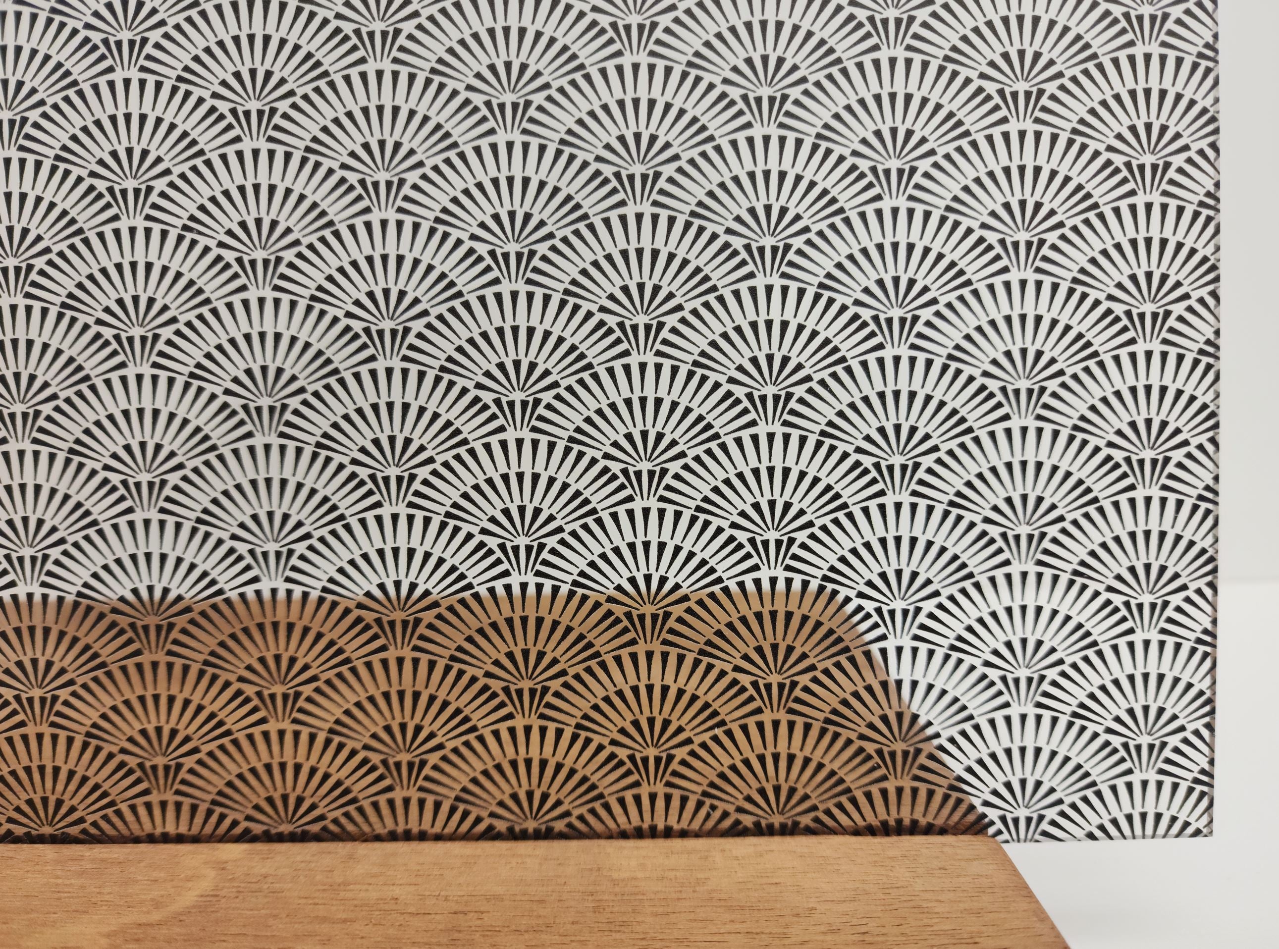 PatternPly® Scattered Fan BLACK – Smokey Hill Designs