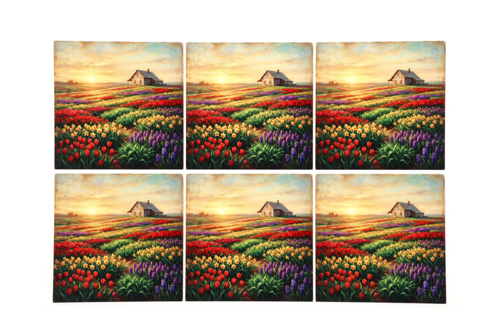 PatternPly® Full Coverage Sunrise Flower Fields Large