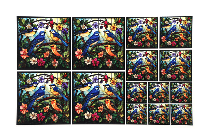 PatternPly® Full Coverage Spring Bird Party 3 Sizes