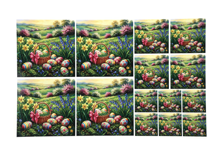 PatternPly® Full Coverage Pastel Easter Hunt 3 Sizes