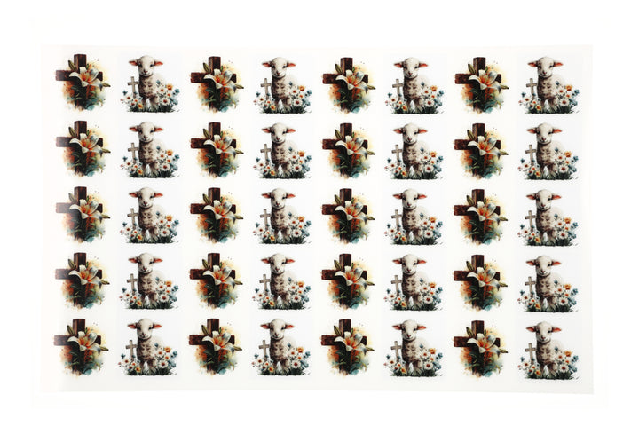 PatternPly® Full Coverage The Lamb and the Cross Extra Small