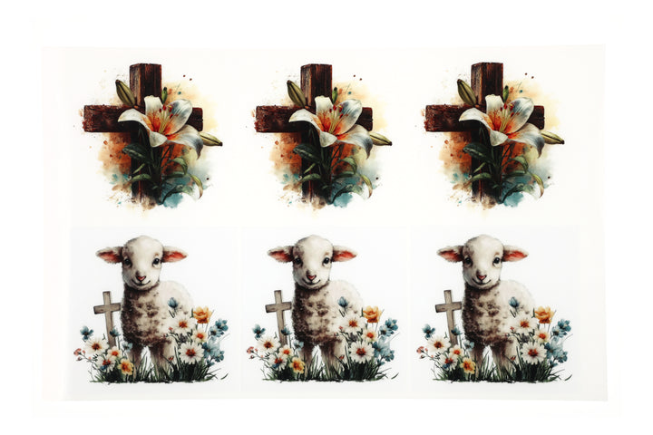 PatternPly® Full Coverage The Lamb and the Cross Large