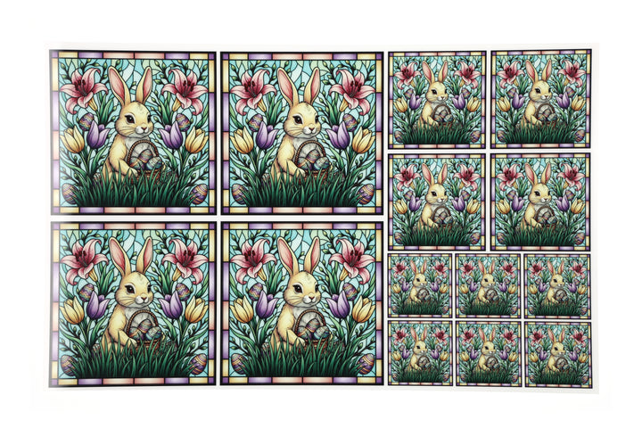 PatternPly® Full Coverage Bunnys Treasure 3 Sizes