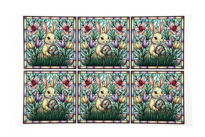 PatternPly® Full Coverage Bunnys Treasure Large