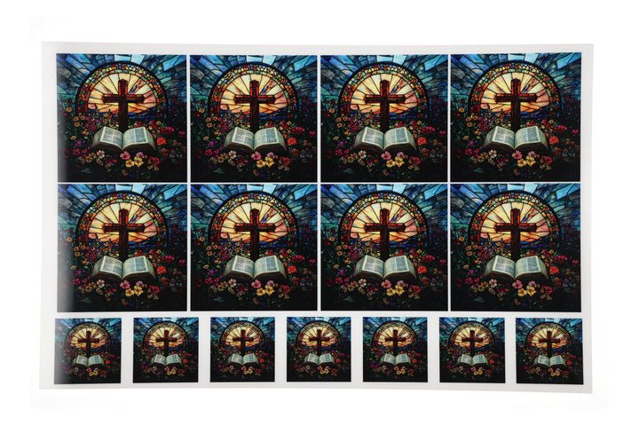 PatternPly® Full Coverage Cross and Scripture 2 sizes