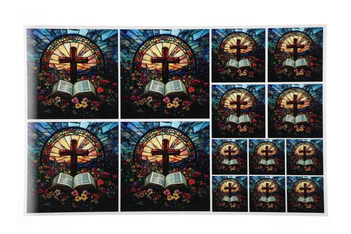 PatternPly® Full Coverage Cross and Scripture 3 sizes