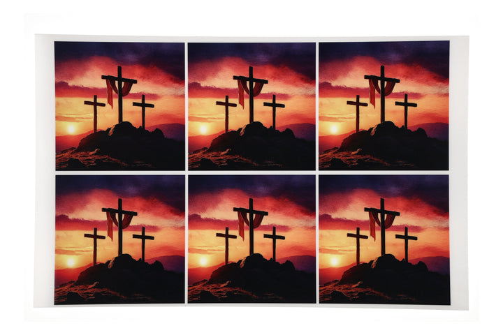 PatternPly® Full Coverage Crosses on the Hill Large
