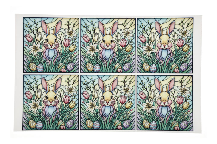 PatternPly® Full Coverage A Bunnys Lily Garden Large
