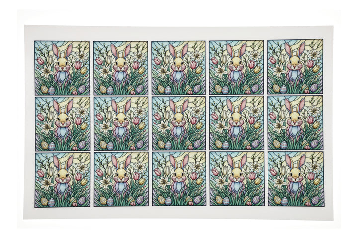 PatternPly® Full Coverage A Bunnys Lily Garden Small