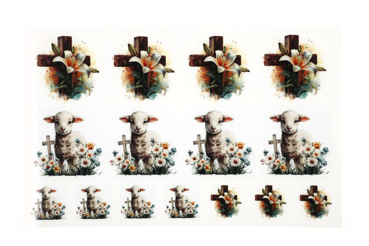 PatternPly® Full Coverage The Lamb and the Cross 2 sizes