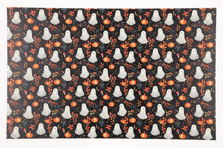 PatternPly® Full Coverage Ghosts and Mushrooms