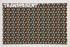 PatternPly® Transparent Ghosts and Mushrooms Micro sheet showing the pattern