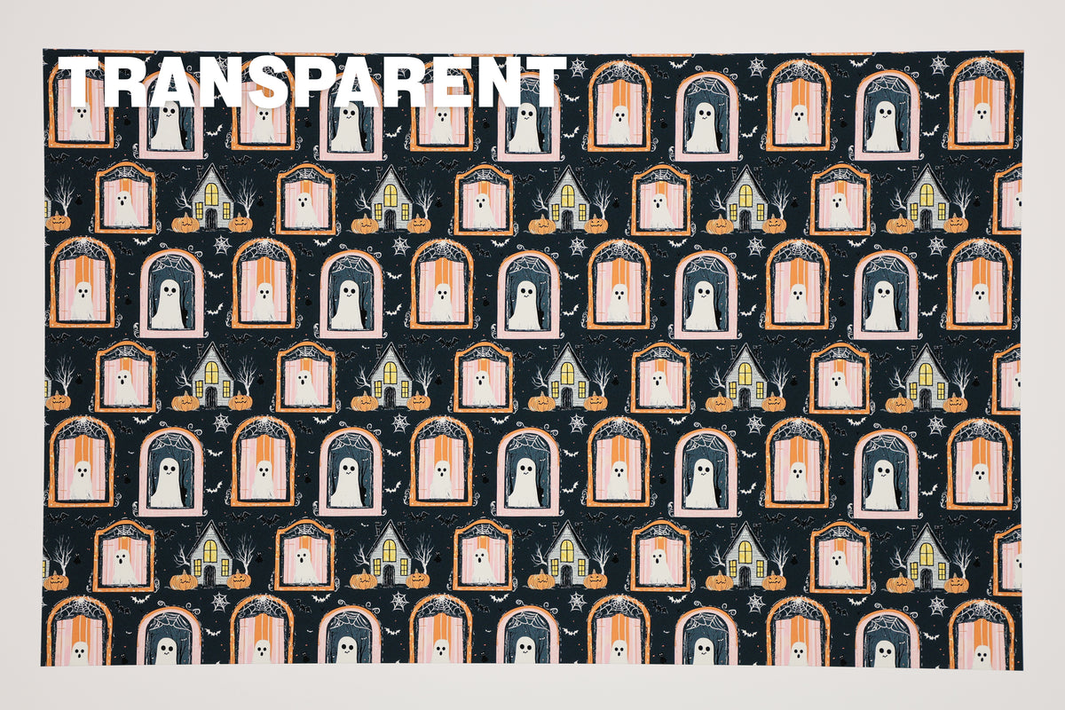 PatternPly® Transparent Ghost Windows sheet showing the pattern