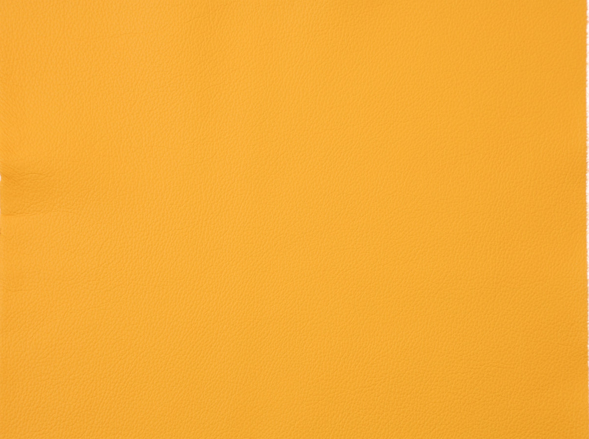 Golden Yellow Leather