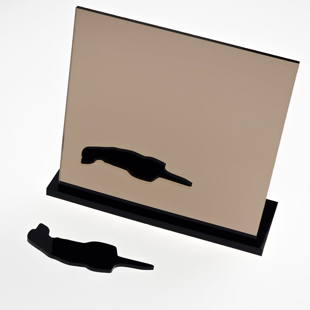 1/8" Gunmetal Mirrored Acrylic (per sheet)