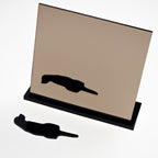 1/8" Gunmetal Mirrored Acrylic (per sheet)