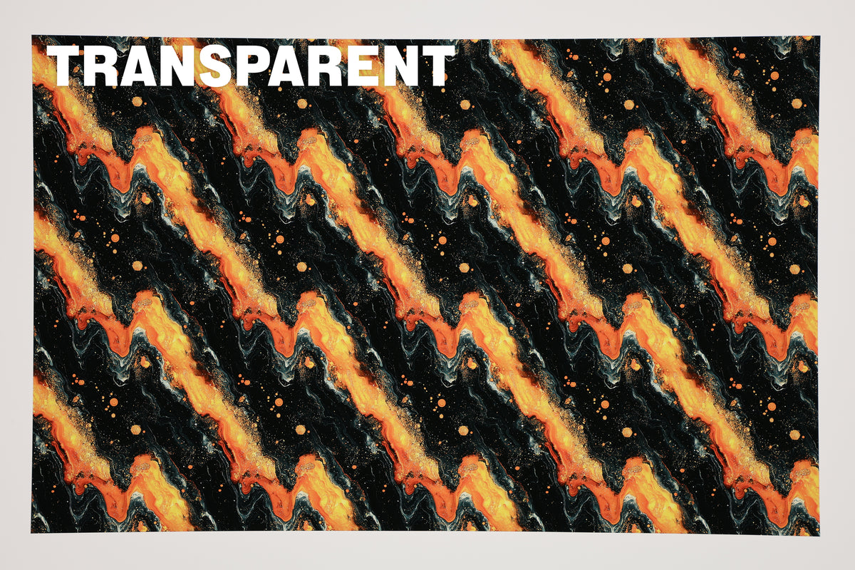 PatternPly® Transparent Halloween Ink sheet showing the pattern