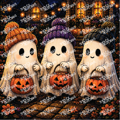 PatternPly® Transparent Halloween Series Volume 1 Curious Little Spirits 10