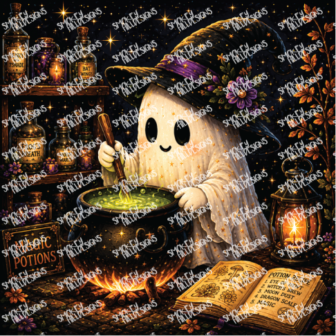 PatternPly® Transparent Halloween Series Volume 1 Curious Little Spirits 12