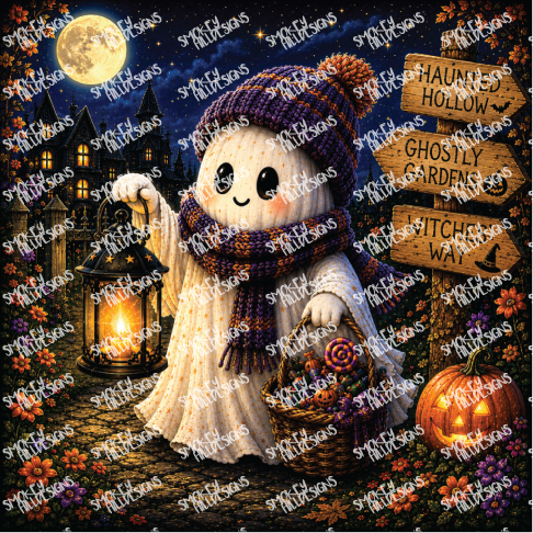PatternPly® Full Coverage Halloween Series Volume 1 Curious Little Spirits 13