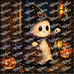 PatternPly® Transparent Halloween Series Volume 1 Curious Little Spirits 15 art scene artwork