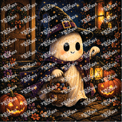 PatternPly® Full Coverage Halloween Series Volume 1 Curious Little Spirits 15