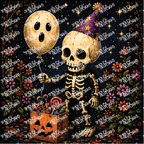 PatternPly® Transparent Halloween Series Volume 1 Curious Little Spirits 20 art scene artwork