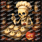 PatternPly® Transparent Halloween Series Volume 1 Curious Little Spirits 21 art scene artwork