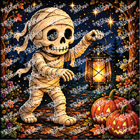 PatternPly® Full Coverage Halloween Series Volume 1 Curious Little Spirits 23