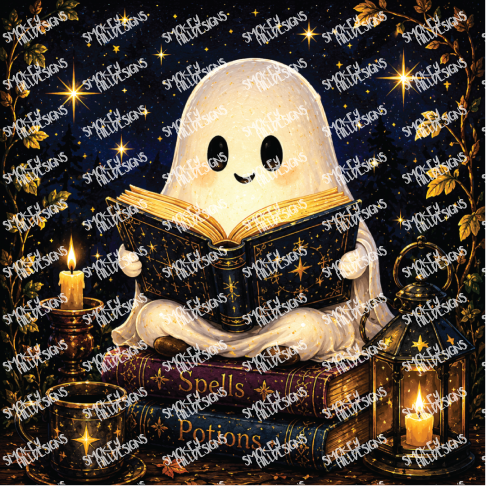 PatternPly® Full Coverage Halloween Series Volume 1 Curious Little Spirits 2
