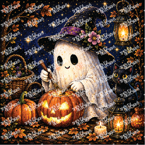 PatternPly® Transparent Halloween Series Volume 1 Curious Little Spirits 9