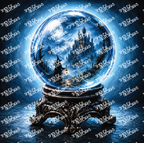 PatternPly® Transparent Halloween Series Volume 2 Moonlit Curiosities 1 art scene artwork