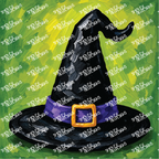 PatternPly® Transparent Halloween Series Volume 3 Haunted Whimsy 1 art scene artwork