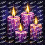 PatternPly® Transparent Halloween Series Volume 3 Haunted Whimsy 32 art scene artwork