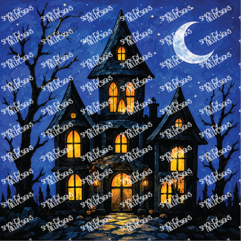 PatternPly® Transparent Halloween Series Volume 3 Haunted Whimsy 5